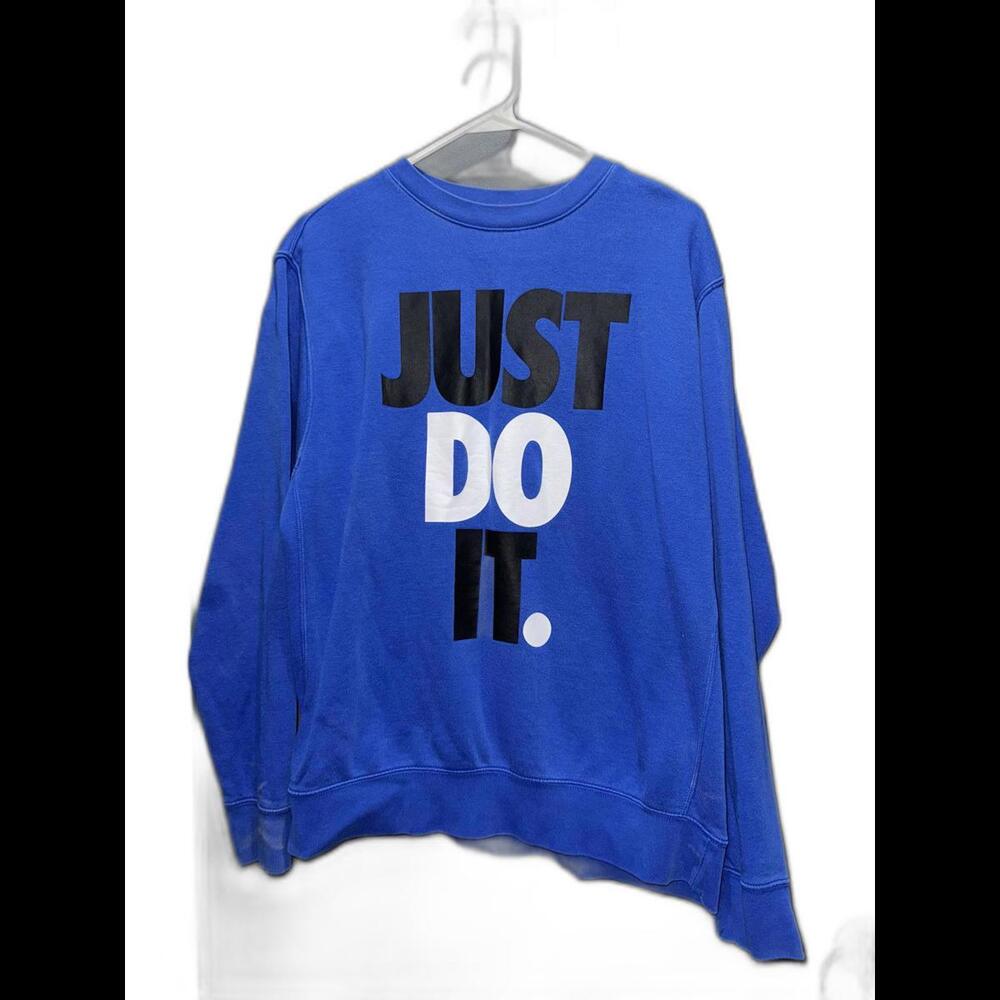 Nike Blue Just Do It Sweatshirt - Size L